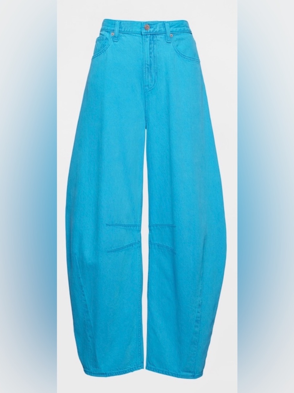 GAP High Rise UltraSoft Jeans - True Cyan Blue - Picture 6 of 7